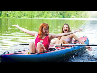 olivia trunk, emma korti - kayak ride with the girls